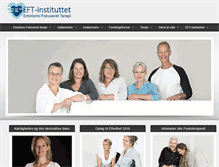 Tablet Screenshot of eft-instituttet.dk